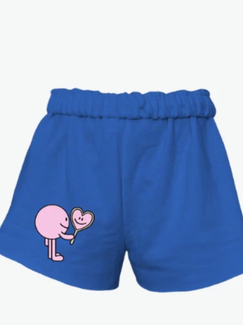 SIMMETRY 'YOU LOOK GOOD.' Sweatshorts in Blue S - Picture 7 of 7